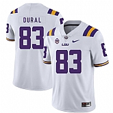 LSU Tigers 83 Travin Dural White Nike College Football Jersey Dzhi,baseball caps,new era cap wholesale,wholesale hats